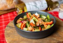 Lõhesalat Rieslingu vinaigrette’ga